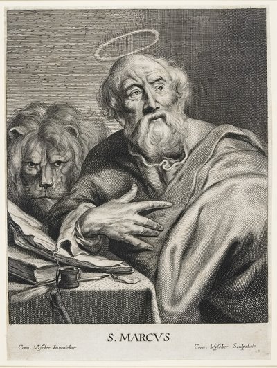 St. Mark by Cornelis Visscher
